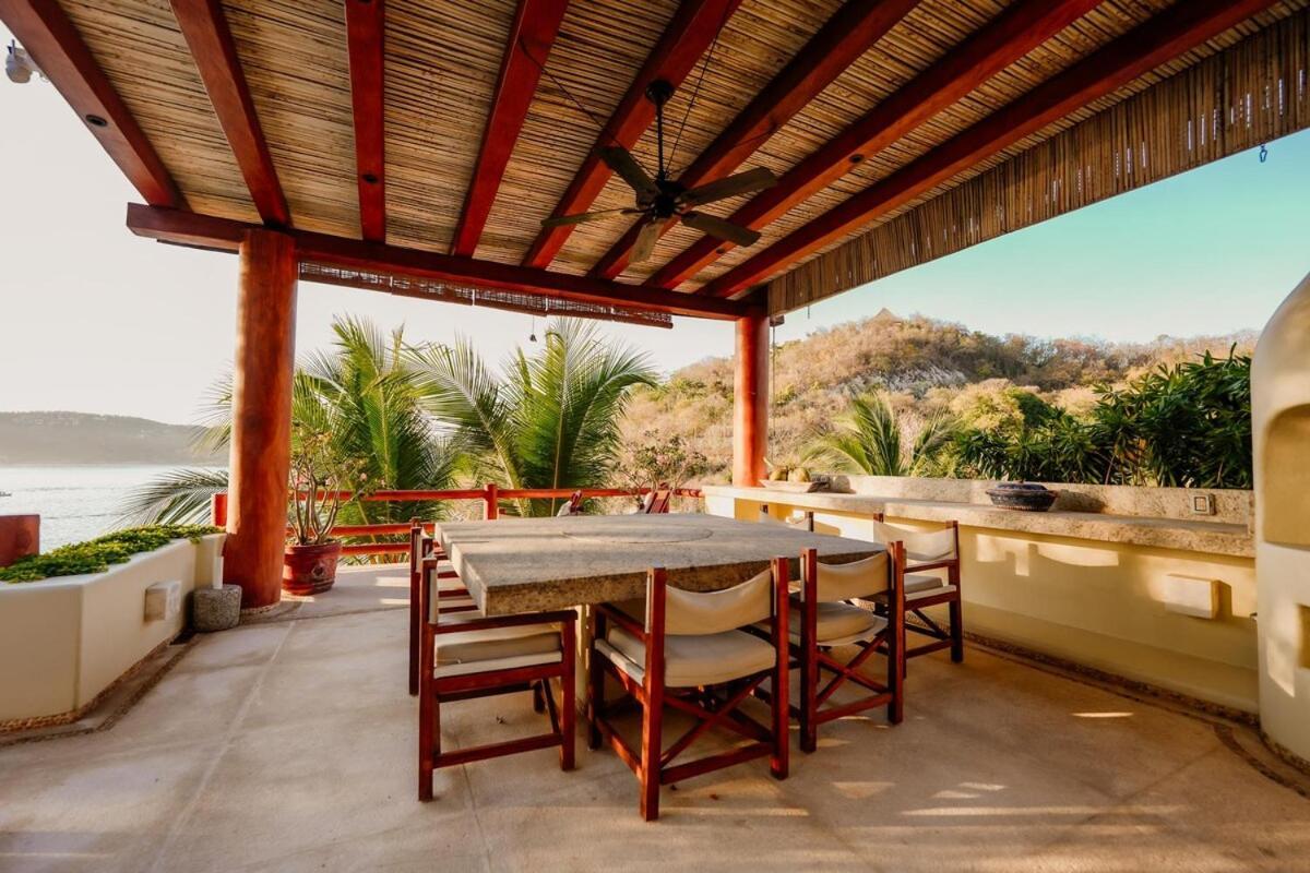 Dream Villa With Private Beach And Catering Zihuatanejo Esterno foto