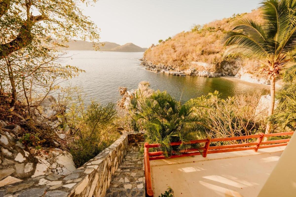 Dream Villa With Private Beach And Catering Zihuatanejo Esterno foto