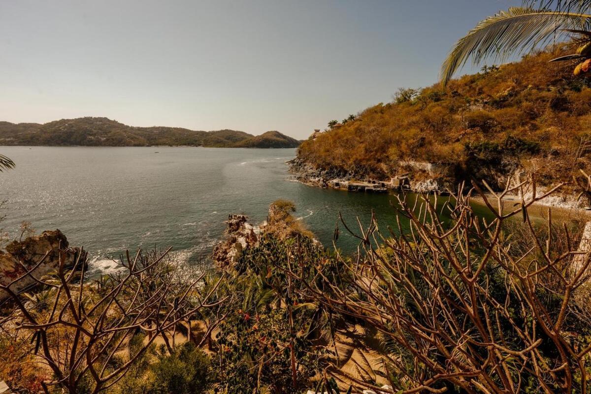 Dream Villa With Private Beach And Catering Zihuatanejo Esterno foto