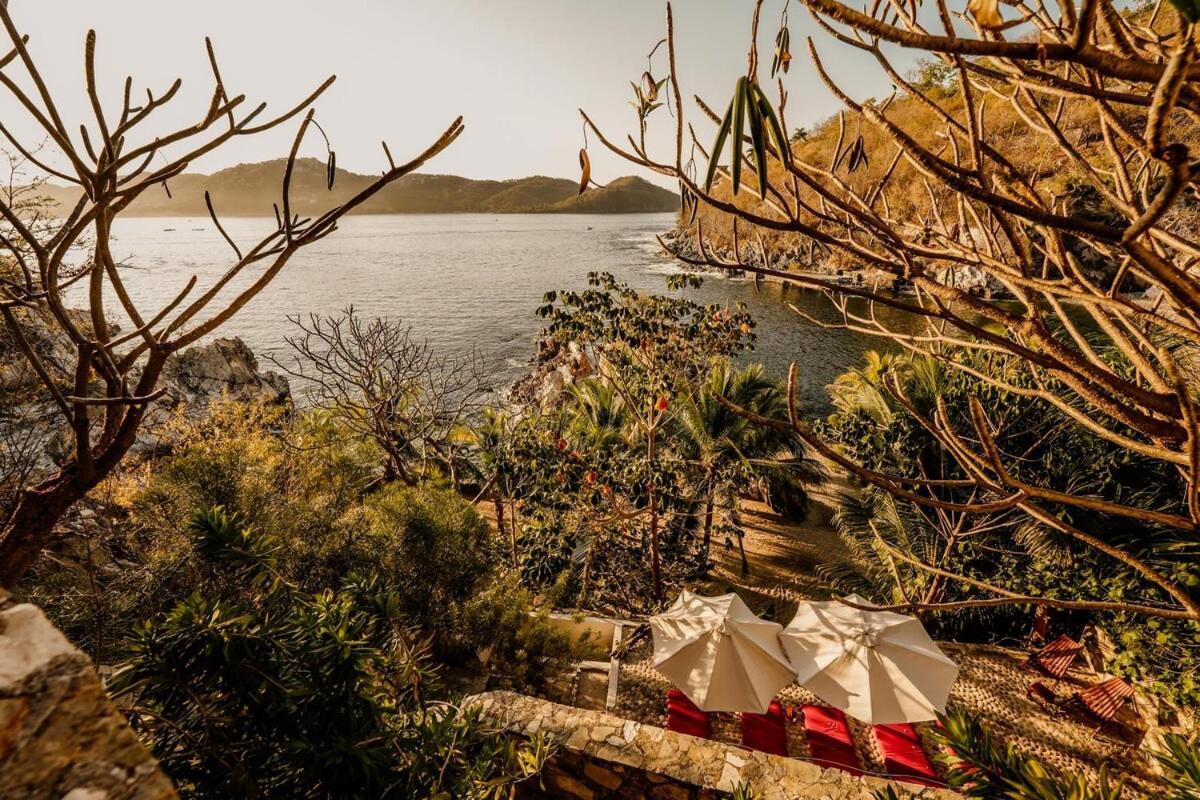 Dream Villa With Private Beach And Catering Zihuatanejo Esterno foto