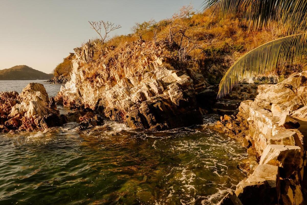 Dream Villa With Private Beach And Catering Zihuatanejo Esterno foto