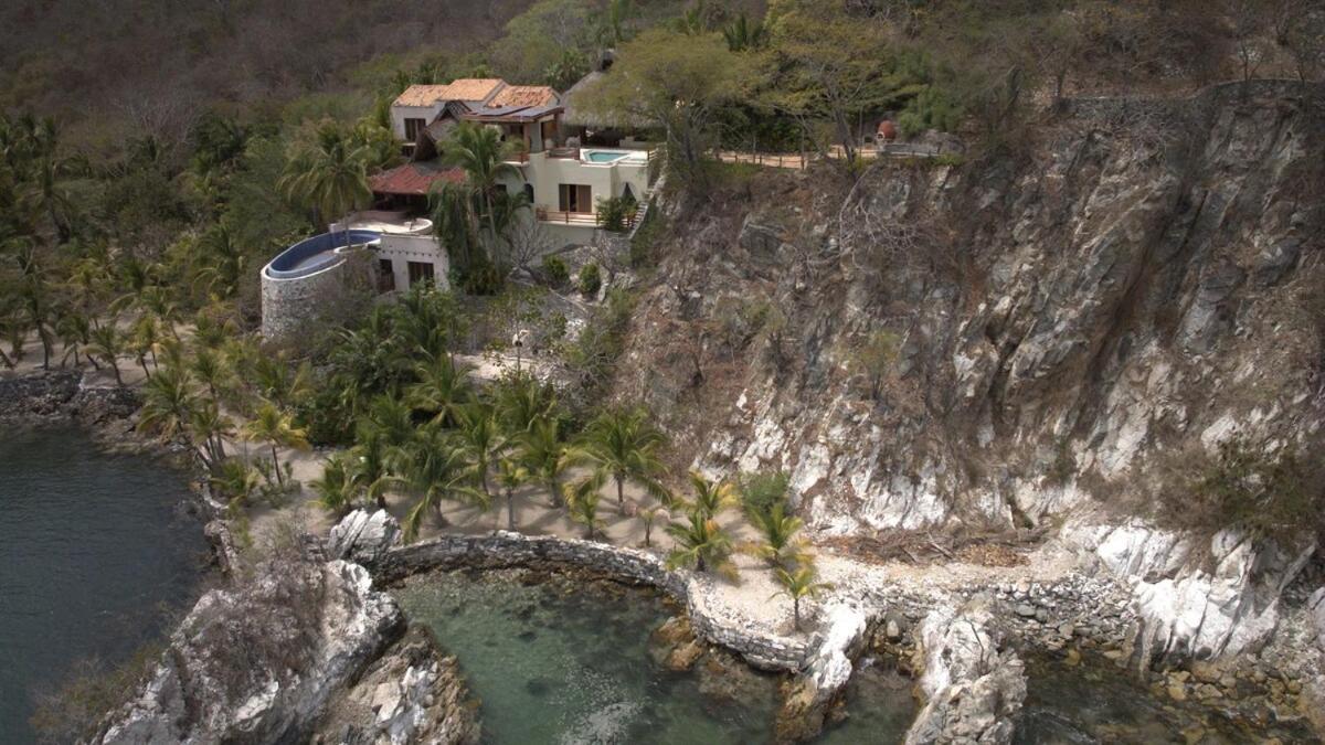 Dream Villa With Private Beach And Catering Zihuatanejo Esterno foto